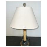 DESK LAMP W/ SHADE AND FINIAL TOP
