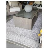 MODERN GRAY WOVEN RUG