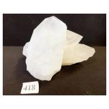 LARGE ROCK CRYSTAL 9" W X 6" H