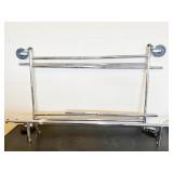 FOLDING METAL CLOTHING RACK