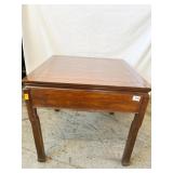 SIDE TABLE 1 DRAWER 26X26X24H- DAMAGE ON BACK LEG