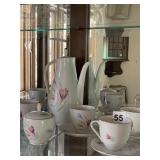 BAVARIAN CHINA FOREIGN L & 4 101 DEMITASSES SET