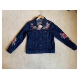 NEW DENIM JACKET JOHNNY WAS SZ. M