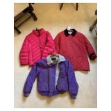 EDDIE BAUER JACKET, TALBOT PINK DOWN JACKET, L.L.