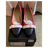 TALBOTS 7.5 N RED/WHITE/BLUE