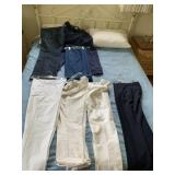 CHICO DENIM SZ. 1 AND OTHERS DAVID BROOKS 12 BLUE