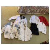 7 JACKETS INCL. LARGE TALBOTS, CUTTER & BUCK RED,