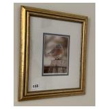 BIRD PRINT 16" X 13.5" BY MICHAEL L SMITH 1979