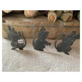 STEEL CUTOUT OF MICE 7" H