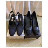 MEZZO BLACK SHOES SZ. 7.5 N & TALBOT 8 N SLING