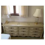 HENREDON DRESSER 31" H X 94" W X 20" D 9 DRAWER 2