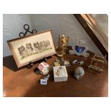 WILLOW CHILD COVERED BOX, EASEL, RHINESTONE