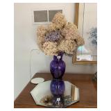 14" X 14" OCTAGON LINER MIRROR, MIRRORED BASE