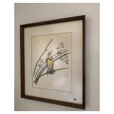 RAY HARM MEADOWLARK STURNELLA MAGNA BIRD 27" H X