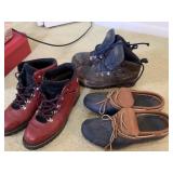 SOREL, LL BEAN SZ. 7 - 3 PAIRS USED SHOES
