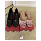 VANELI TWO PAIRS OF SHOES NEW 7.5 N AND OPEN TOE