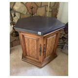 SLATE TOP 2 DOOR CABINET 23" H X 29" W