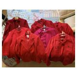 7 RED TALBOT/CHICO JACKETS SZ. 12 P