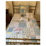 FULL SIZE BEDSPREAD W/ WATERFORD ACCENT PILLOW