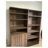 BOOKCASE 1 WITH 2 DOOR BASE 72" H X 30" W X 16" D