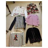 TALBOT TREE SWEATER, TALBOTS S, LIZ CLAIBORNE,