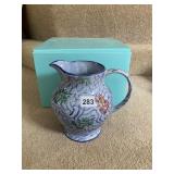 TIFFANY AND COMPANY 8" H WATER PITCHER W/ BOX