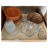 PLATE HOLDERS, BERRY SET, ETC.