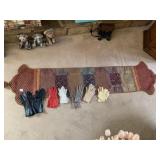 PATCH WORK STYLE RUNNER72" L, AND GLOVES ALL