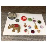 CAMPAIGNING PINS