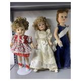 WEDDING DOLL AND TWO OTHERS