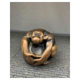 METAL MONKEY BANK FOR SUBURBAN SAVINGS