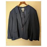 PENDELTON NAVY BLUE SPORT COAT LINED SIZE 24