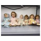 SIX DOLLS INCLUDING GERBER 1970