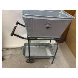 ROLLING BAR CART 34" H X 24" W X 14" D