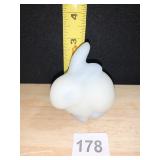 FENTON FROSTED BUNNY