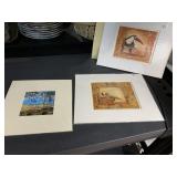 PRINTS SIGNED BOTTOM RIGHT