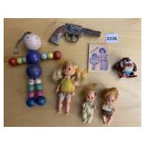 MINIATURE DOLLS AND WOOD DOLL ETCETERA