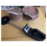 RADIOSHACK METAL DETECTOR AND STORAGE CONTAINERS