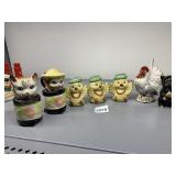 VINTAGE SALT AND PEPPER SHAKERS