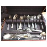 UNMATCHED SILVER-PLATED UTENSILS