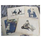 VICTORIAN ILLUSTRATIONS PIFFARD ENGLAND PRINTS
