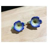 VINTAGE BONE CHINA MORNING GLORY FIGURINE