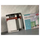 FLUORESCENT LIGHT COVERS, REPLACEMENT PADS FOR