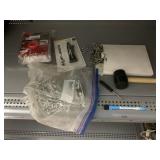 SHOWER CURTAIN HOOKS, EDGER WHEELS, RUBBER