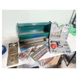 TOOL CADDIES; BICYCLE LOCK; DRILL ANGLE ADAPTER