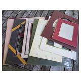 GROUP OF FRAMING MATS VARIOUS SIZES