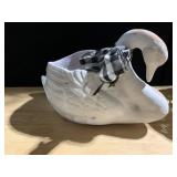 POTTERY SWAN VASE ITALY