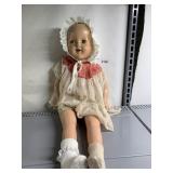 VINTAGE COMPOSITION DOLL WITH SOFT BODY NO