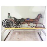 SYROCO WOOD 4 WHEELED SULKY