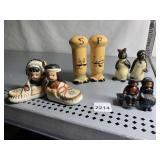 VINTAGE SALT AND PEPPER SHAKERS